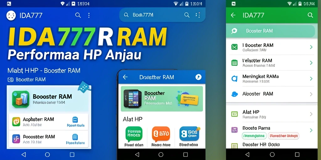 Tampilan antarmuka aplikasi IDA777 yang elegan dan fungsional.