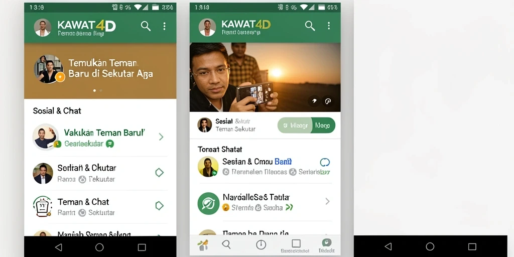 Antarmuka KAWAT4D yang ramah pengguna untuk Teman Sekitar.