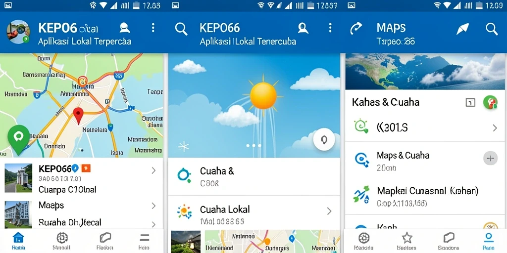 Tampilan antarmuka KEPO66 yang informatif dan mudah digunakan.