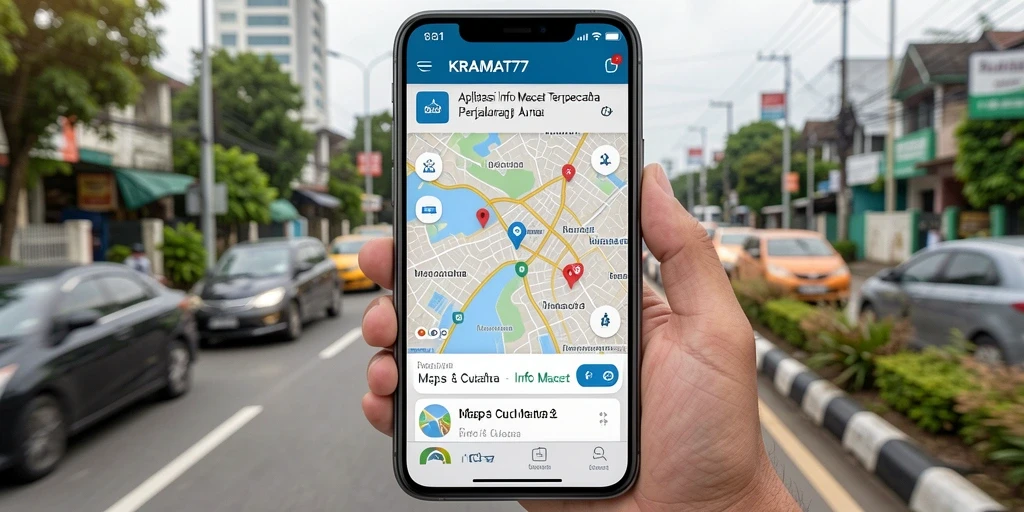 Tampilan antarmuka aplikasi KRAMAT77 yang informatif dan mudah digunakan.
