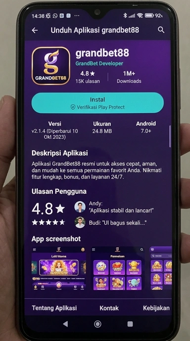 Unduh APK grandbet88 untuk Pengguna Android di Indonesia