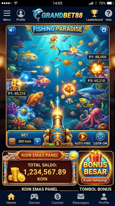 grandbet88 tampilan beranda